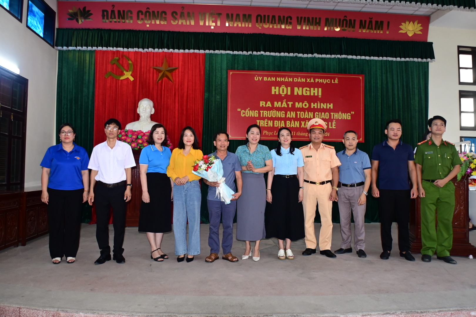 Ra mắt mô hình “Cổng trường an toàn giao thông” tại xã Phục Lễ (Thủy Nguyên)